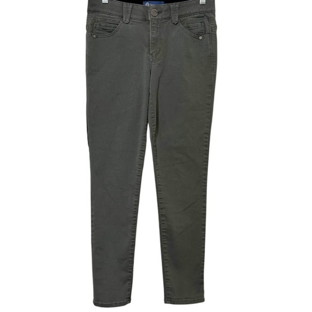 Democracy Ab Technology "Ab"solution Gray Skinny Chino Pants Womens 4